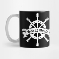 White Logo Coffee Mug Key 12 Music Lock 12 Music White Logo Coffee Mug
