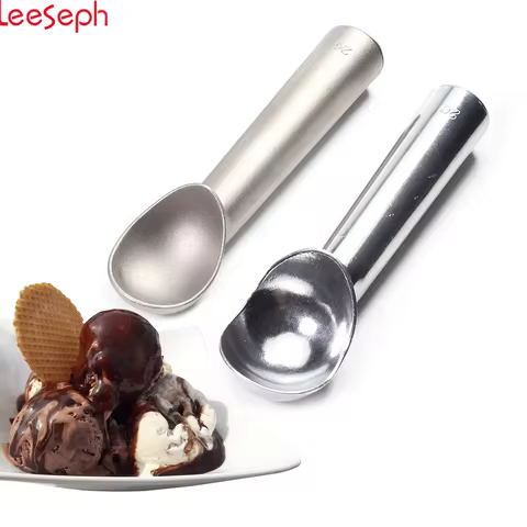 Nonstick Anti-Freeze Ice Cream Scoop and Frozen Dessert Scoop,1.5 and 2 Ounce