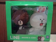 Line Friends Brown & Cony 結婚毛公仔w/Box