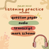 Malay IGCSE Listening Practice