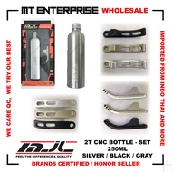 FREE 2 YAMALUBE OIL - MJL Original 2T CNC bottle / botol SET 250ML - Silver / Black / Gray