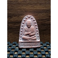 Somdej Toh on the back...Luang Pu Puang Suwiro, Wat Pa Pulu Santiwatthana, Udon Thani Province 2553