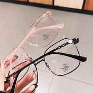 Glasses Anti-Blu-ray Tide Gold Glasses Frame Plain Glasses FASHION
