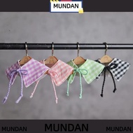 MUNDAN Checkered Cloak, Checkered Cotton Stuffed Doll Doll Clothes, Kawaii 10~15cm|Outfit 15cm Cotto