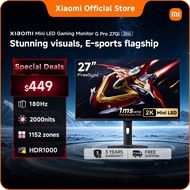 Xiaomi G Pro 27Qi 27” 2K 180Hz Mini LED Gaming Monitor 1152 Zones Fast IPS 1ms HDR1000 2000nits Free