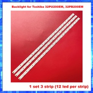 NEW Backlight LED- for TV Toshiba 32PU200EM, 32PB200EM