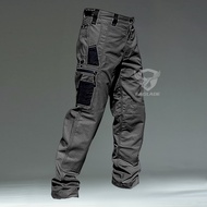 Eaglade กางเกงสินค้าที่มีกลยุทธ์สำหรับผู้ชายใน Pjk สีเทา