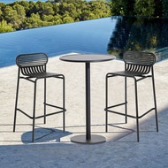 Outdoor Bar Chair Courtyard Bar Chair High Bar Chair Leisure Chair