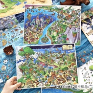 [5.2 New Arrival] infeel.me Today's Business 50 Bullets+My Hut 32 Bullets 3D Three-Dimensional Lands