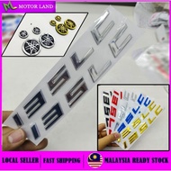 YAMAHA LC135 135LC FI V1 V2 V3 V4 V5 V6 V7  V8 3D EMBLEM STICKER LOGO SET