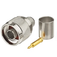N male connector for RG8, RG213, LMR400 cables