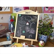 Aymhouse Daily Groceries Country Style Hand-Made Wooden Frame Can Hang House Blackboard With Small M