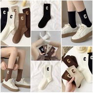 Ready Stock Cotton Fashion Running Sport Socks Gym Breathable Socks