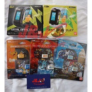Vital Bracelet Digital Monster & Dimcard Dim card Agumon Gabumon set EX Vol.1 & Vol.2