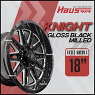 [1 PCS] Sport Rim18 Inch Knight Ranger Triton Hilux Dmax 4x4 Sport Rim 4wheels Fortuner Tank 300 Spo