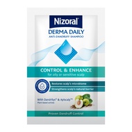 Nizoral® Derma Daily Anti-Dandruff Sachet 6ml | Scientifically Proven Dandruff Control & Improves Sc