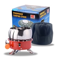 Mini Picnic Windproof Portable Butane Gas Camping Stove Burner with Adjustable Cover ( ZT-203 )