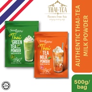 Snow Whip "Golden Bliss" Thai Milk Tea & Thai Green Tea Milk