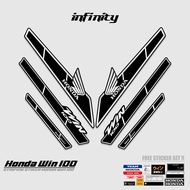 HONDA WIN STRIPING / MTF 39 / WIN 100 STICKER / WIN STICKER / STICKER / STREET / STIPING / STRIPING 