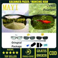 [PROMO BULAN INI] Kaca Mata Polarized Original Pria Paser Ikan - Kaca Mata Polarized Original Pria Mancing Tembus Air - Kaca Mata Polarized Original Tembus Air Anti Silau Bisa Berubah Warna - Kacamata Pria Wanita Hitam - Kaca Mata Anti Silau Pria Wanita