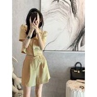 Cati Set: vest + shorts in 4 colors A1604