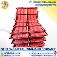 JUAL GENTENG METAL MINIMALIS BERPASIR ELEGAN