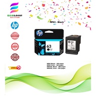****Genuine & Original*** HP63 & HP63XL Ink Cartridge Black/Tri-Color Ink Cartridge (Boxless Unit)