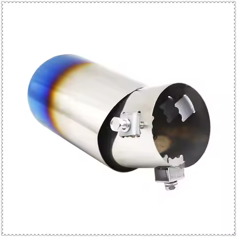 Car Exhaust Muffler Tip Round Stainless Steel Pipe for BMW F80 M3 E46 E39 320si 630i E34 750i 330i 3