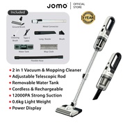 JOMO 12000pa 2 in 1 Handheld Cordless Vacuum Cleaner + Mop with Water Tank