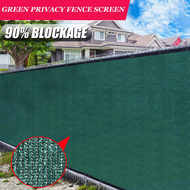 New Dark Green Fence Privacy Screen Fence Awning Gate Windshield Sunshade Outdoor Use Durable Backya
