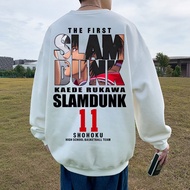 M-7XL Loose Street Wear Sweatshirts Oversized Long Sleeve Sweatshirt Hoodie Round Neck Pullover Men'