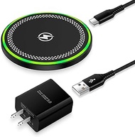 for Samsung S25 Ultra Wireless Charger Fast Charging Pad for Samsung Galaxy S25/S24 FE/S23/S22/S21/S