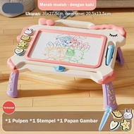 Drawing Board Meja Belajar Untuk Anak Gambar Menulis Melukis Seni Mewarnai / Papan Tulis Gambar Pela
