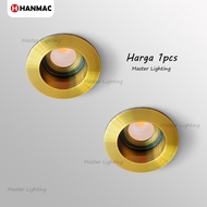 L313 3 watt led downlight ceiling gold body spotlight H313
