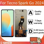 For Tecno Spark Go 2024 Touch Screen Digitizer LCD Display Assembly BG6 For Infinix Smart 8 X6525 LC