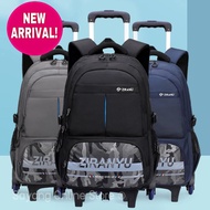 META X Beg Roda Sekolah Budak / Kids Trolley School Bag (6 roller beg) 韩式学生拉杆轮书包