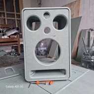 CUSTOM BOX SPEAKER STANDING SUB 6.5 INCH 8 INCH/, MID 4 INCH HMR 12MM CURVED Speaker Box 6.5 Inch