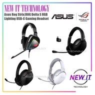 Asus Rog Strix Go Core Wired 3.5mm|ROG STRIX GO 2.4 Wireless Type-C|ROG Delta S RGB Lighting USB-C G