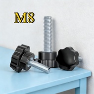 Galvanized Torx Handle Screw Head 32mm Wide Seven-Star Plastic Hand Torx Head Screw M8 [WDY-G]