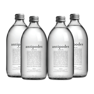 紐西蘭天然有氣礦泉水 500ml (4支套裝) | 紐西蘭原裝進口 | 低礦物質 | 碳中和認證 | 玻璃樽裝