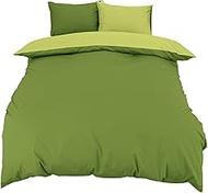Merry Night FM626001-50 Duvet Cover FROM Olive Green Double Long Approx. 74.8 x 82.7 inches (190 x 2