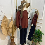 Women's Long Pants Set Oversized Waffer Knit One Set Jumbo Women's/ Set 2 Piece Set Women 2 Piece Se