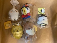 Nagano Chiikawa Friends Joke Bear Jokebear bee 自嘲熊 蜜蜂 水獺 水瀨 萬聖節 金熊 獨角鯨 僵屍貓 吊飾 掛飾 景品 一番