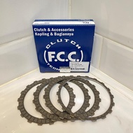 FCC-GK15 CLUTCH PLATE SET (1S7) JUPITER MX ORIGINAL OLD JUPITER/ FCC FCC CLUTCH PLATE/