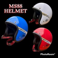 READY STOCK MS88 Helmet [Tali Merah] mhr sgv Magnum Ms88 helmet topi SARUNG Kepala visor bogo 2 tone