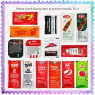 [FREE EXTRA] Chilli Sauce BBQ Ketchup Sachet Sos Cili Barbeku small pack Kimball Life McDonalds Chil