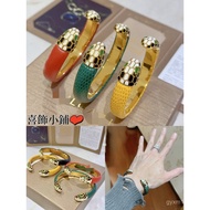 Spike New Classic Snake Head Enamel Bracelet Men Women Open FSU5