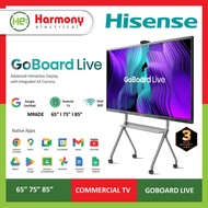 {PRE-ORDER} HISENSE 65" 75" 86" Commercial TV GoBoard Live 4K Camera 65MR6DE/ 75MR6DE / 86MR6DE Educ