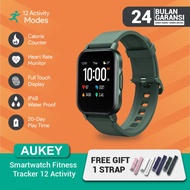Smartwatch Aukey Green Fitnes Tracker 12 Activity Free Strap