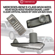 MERCEDES-BENZ E-CLASS W124 W201 W140 W126 W202 (1985-1996) FENDER SIGNAL LAMP CLEAR CRYSTAL MADE BY 